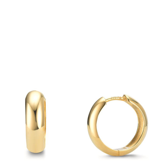 Klappcreolen Silber gelb vergoldet