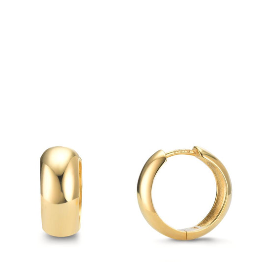 Klappcreolen Silber gelb vergoldet