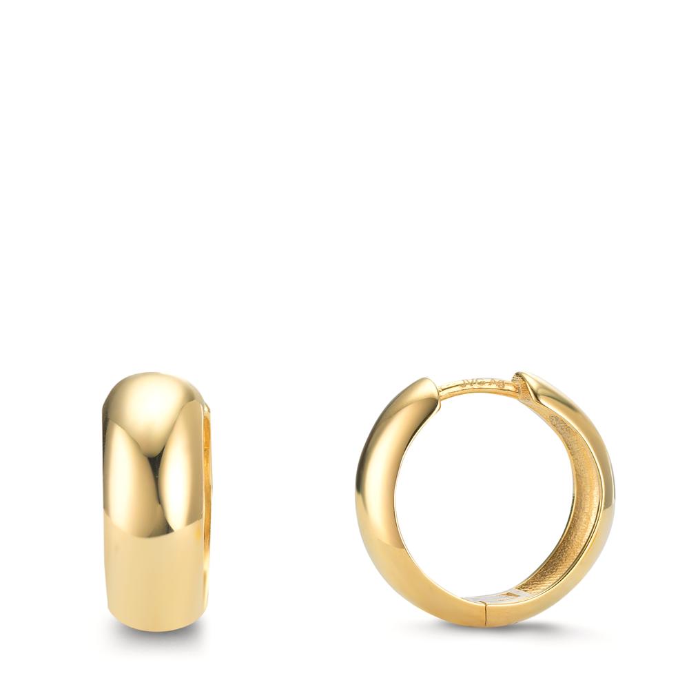 Orecchini circolari Argento giallo dorato