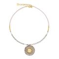 Collana Acciaio inossidabile giallo rivestimento IP 42-48 cm