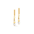 Orecchini Acciaio inossidabile giallo rivestimento IP