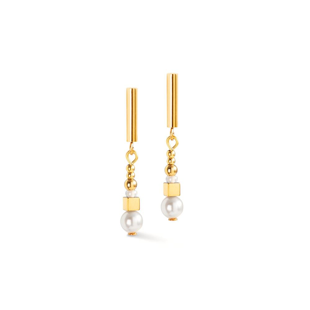 Orecchini Acciaio inossidabile giallo rivestimento IP
