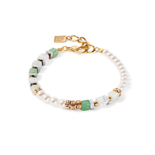 Armband Edelstahl gelb IP beschichtet 18-21 cm verstellbar