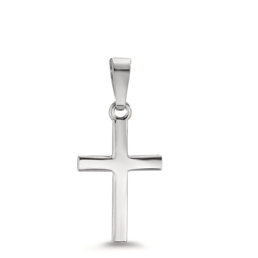 Pendentif Or blanc 14K Croix