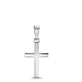 Anhänger 750/18 K Weissgold Kreuz