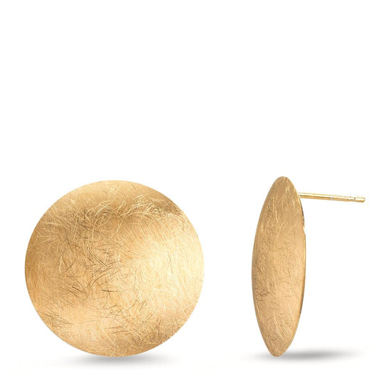 Ohrstecker Silber gelb vergoldet Ø22 mm