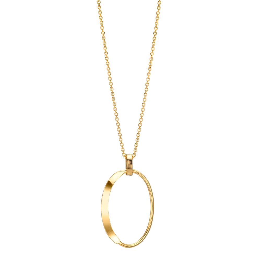 Collier Silber gelb vergoldet 40-44 cm verstellbar