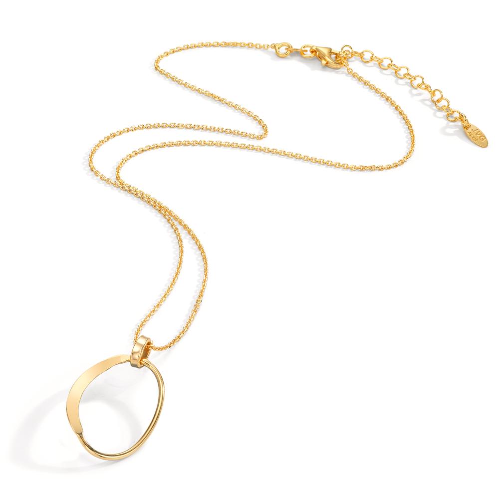 Collier Silber gelb vergoldet 40-44 cm verstellbar