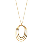 Collana Argento giallo dorato 40-44 cm