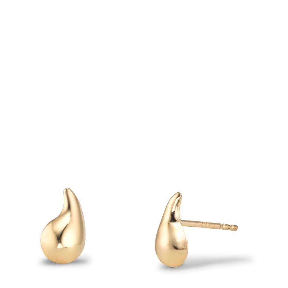 Orecchini a bottone Oro giallo 375/9K