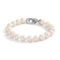 Armband Edelstahl Süsswasserzuchtperlen 8.5-9 mm 19.5 cm