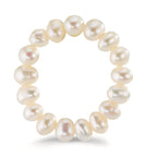 Anello Perla coltivata d'acqua dolce, 5 mm