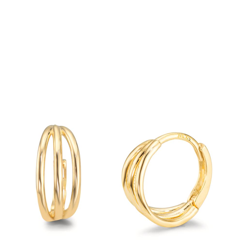 Klappcreolen 375/9 K Gelbgold