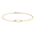 Armband 375/9 K Gelbgold verstellbar