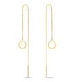 Orecchini a strappo Oro giallo 375/9K Ø8 mm