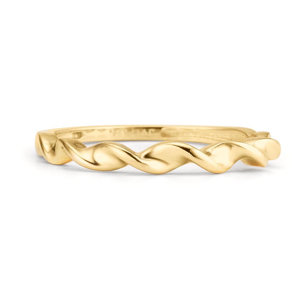 Fingerring 375/9 K Gelbgold