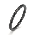 Beisteckring Edelstahl schwarz IP beschichtet