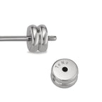 Ohrstecker 1 Stk Edelstahl Kreuz Ø8 mm