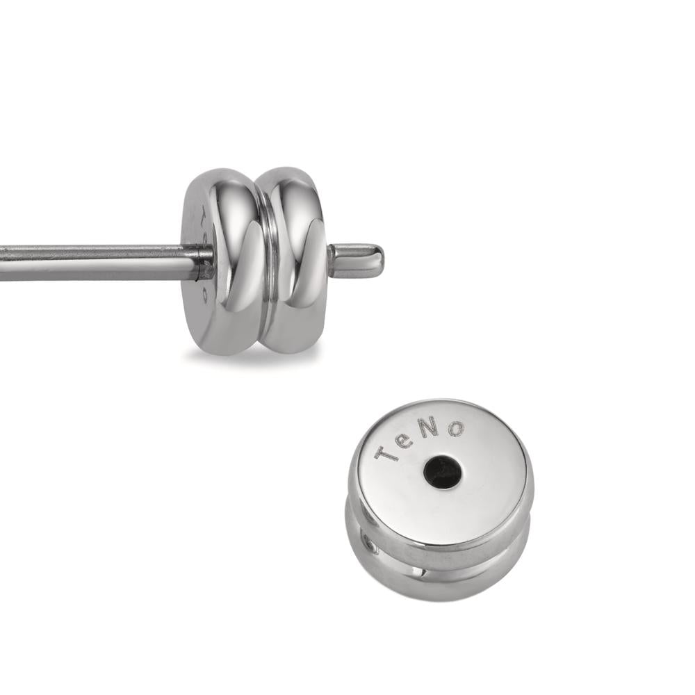 Orecchini a bottone 1 pz Acciaio inossidabile Croce Ø8 mm