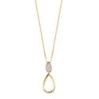 Ciondolo Oro giallo 750/18 carati Diamante 0.03 ct, 6 pietra, w-pi1