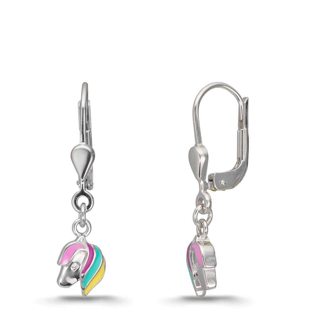 Orecchini Argento rodiato Cavallo