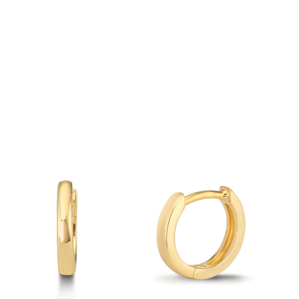 Klappcreolen Silber gelb vergoldet