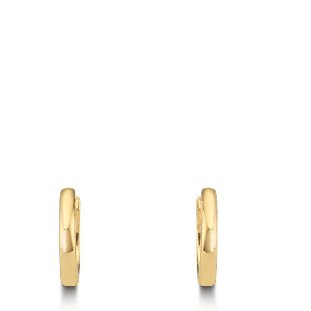 Klappcreolen Silber gelb vergoldet