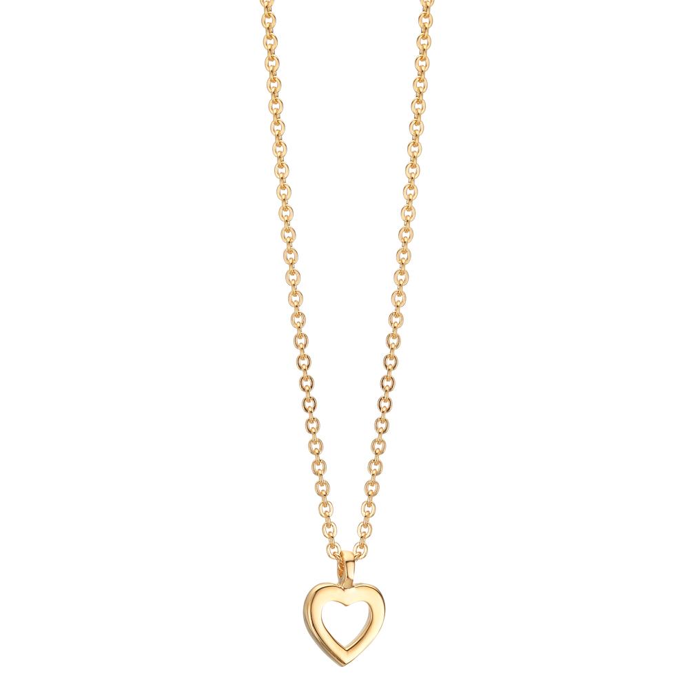 Collier 375/9 K Gelbgold Herz 38-42 cm verstellbar
