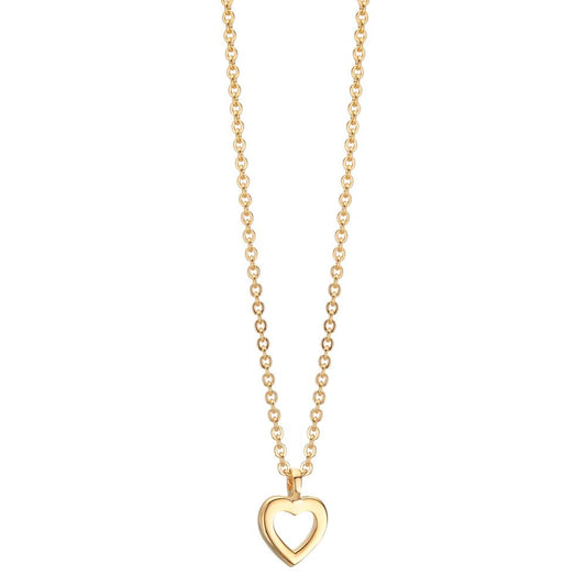 Collier 375/9 K Gelbgold Herz 38-42 cm verstellbar