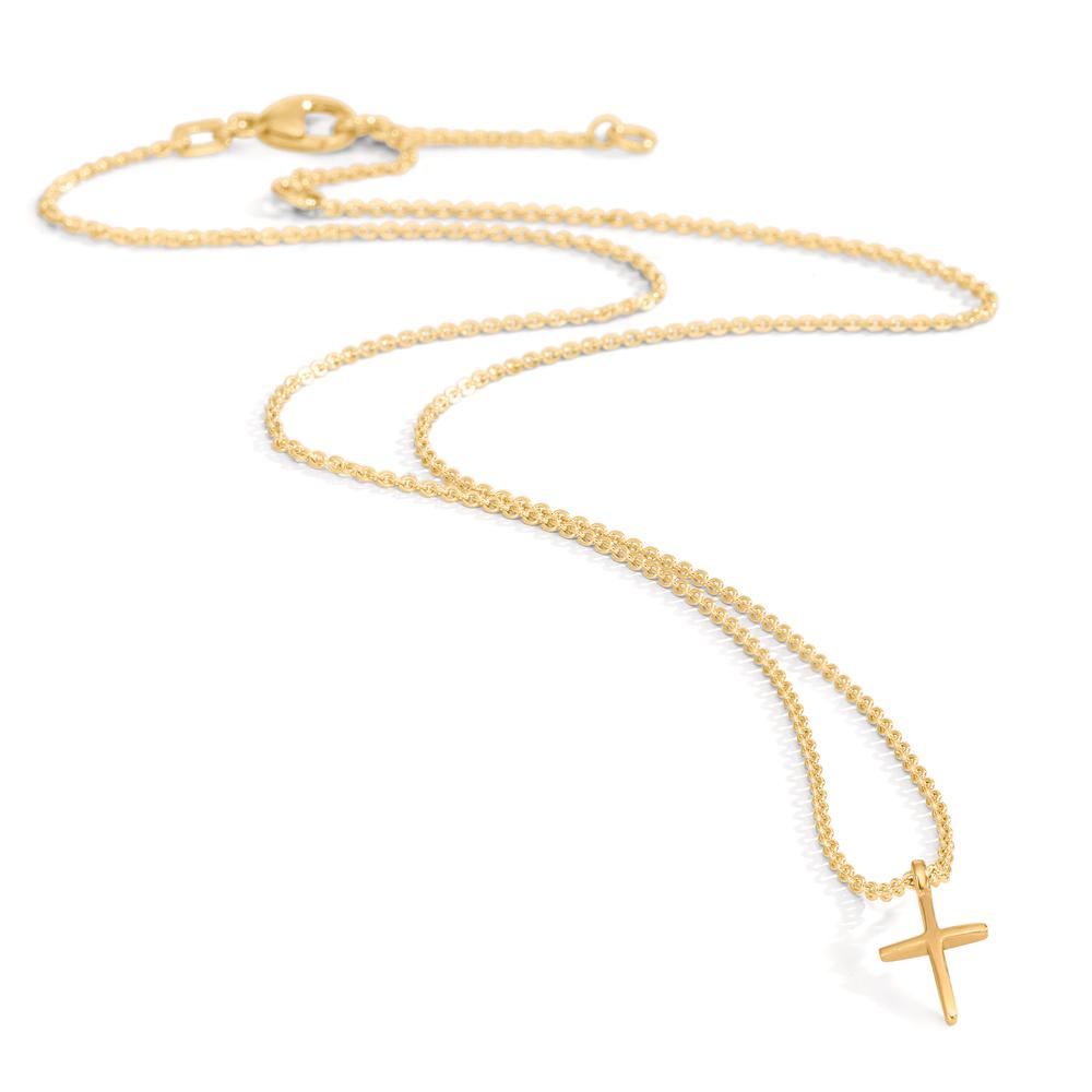 Collana Oro giallo 375/9K Croce 38-42 cm