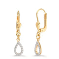 Ohrhänger 375/9 K Gelbgold Zirkonia