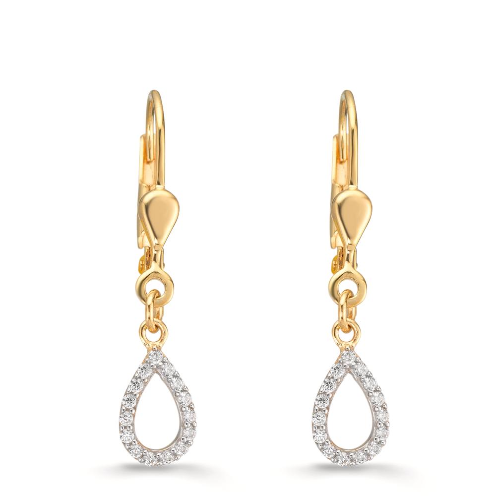 Ohrhänger 375/9 K Gelbgold Zirkonia