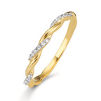 Anello Oro giallo 375/9K Zirconia 18 pietra