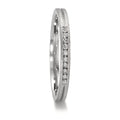 Partnerring 950 Platin Diamant 0.075 ct, 10 Steine, w-si