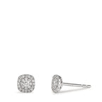 Ohrstecker 750/18 K Weissgold Diamanten 0.18 ct, w-si Ø5 mm