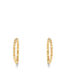 Orecchini circolari Oro giallo 750/18 carati