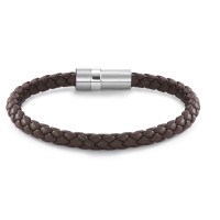 DYKON Leder Armband braun mit TeNo Safe Lock Verschluss 21 cm 