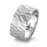 Ring YUMA aus Edelstahl mit CANYON Struktur
