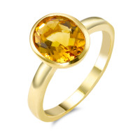 Ring Gold und Citrin-348236