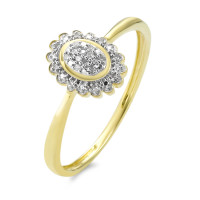 Ring Gold 375 Diamanten