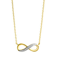 Collier  Halskette vergoldet Infinity-352880