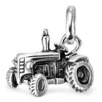 Anhänger Silber patiniert Traktor-503577