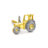 Ohrstecker 1 Stk 750/18 K Gelbgold Traktor-505306