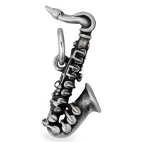 Anhänger Silber patiniert Saxophon-524504