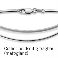 Collier 750/18 K Weissgold 45 cm