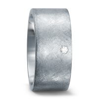 Fingerring Edelstahl Diamant 0.03 ct, w-si-533251