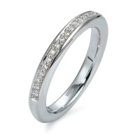 Memory Ring 750/18 K Weissgold Diamant 0.18 ct-534659