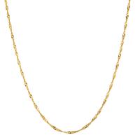 Singapur-Halskette 750/18 K Gelbgold  40 cm