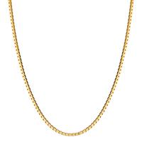 Venezianer diamantiert-Halskette 750/18 K Gelbgold  38 cm