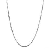 Halskette Silber rhodiniert 42 cm-552494